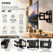 Si vas a ver la TV mírala bien con este Soporte articulado para TV 40″–80″ 💰 45 USD Robusto y ajustable - Img 57977189