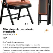 SILLA PLEGABLE/ SILLA DE OFICINA - Img 56107635