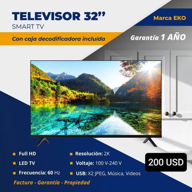 Televisores marca EKO Smart TV, Garantía de 1 año - Img 105696934