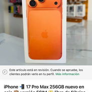 Iphone 17 pro max 256gb eSim libre NUEVO EN CAJA - Img 55158437