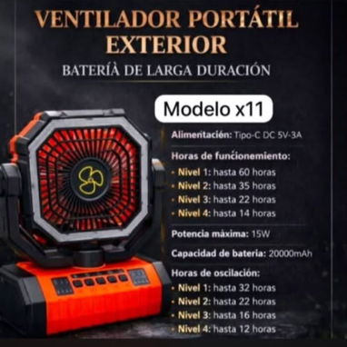 Ventiladores recargables - Img 126254323