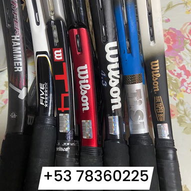 raquetas de tennis nunca se an usado para jugar cancha solo para tennis - 5/5