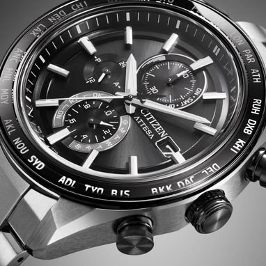 RELOJ CITIZEN ATTESA RADIOCONTROLADO , CRONOGRAFO , SUPER TITANIO CON CRISTAL DE ZAFIRO , LO MEJOR DE CITIZEN 52830802 - 5/6