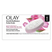 Jabón Corporal con Agua de Rosas y Vitamina B3 - Olay Fresh Radiance de 6 barras. - Img 57687076