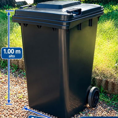 Cestos de basura de 100lt 120lt y 240lt - 3/9