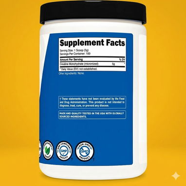 Creatina  Nutricost // 100 Serv - Img 126425273
