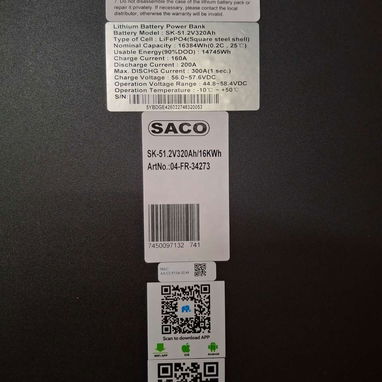 BATERIA 16K / MARCA : SACO-2300usd - Img 122754715