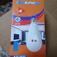 Bombillos Recargables Doble Bateria. 20W . Sirve como soke y portátil. Con sus accesorios - Img 55776406