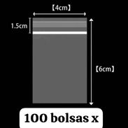 Paquete de 100 bolsitas de naylon tipo ziploc 4x6 cm en centro Habana cerca del capitolio - Img 58171613
