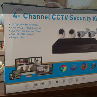 Kit de 4 cámaras dvr 4 canales - Img 104288746