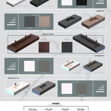 Lavabos Integrales de Dekton y Silestone - Img 106459591