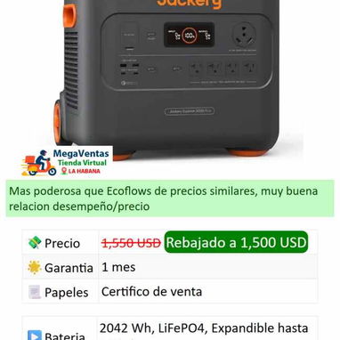 Estación jackery Explorer 2000 plus - 3/3