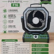Ventilador Recargable F16 - Img 56361953
