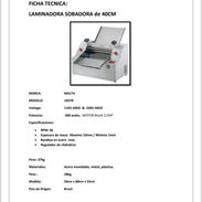 Laminadora sobadora industrial nueva en el huacal,3300 usd - Img 56473903