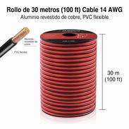 Cable 14 AWG (Rojo y Negro) 30 metros - Img 58260844