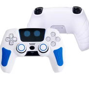 Funda de silicona para mando Dualsense PS5 + funda de joysticks + cubierta protectora del táctil - Img 55801367