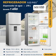 ❄️ REFRIGERADOR 🔴 ECO 🆗 9.53 PIES 💲 500 USD - Img 53282130