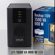 10 PUERTOS 110V 1500 VA 900 W BACKUP NUEVO EN CAJA DISPONIBLE PARA USTED CON SUS 2 BATERÍAS INCLUIDAS DE 12V 9AH - Img 56954238