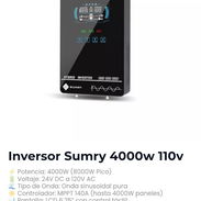 Inversor Sumry 4000w 110V - Img 57135478