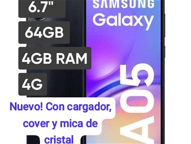 Samsung A05, NUEVO! con cover y mica de regalo - Img main-image-45596021