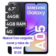 Samsung A05, NUEVO! con cover y mica de regalo - Img 45596021