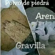 Arena grabilla y polvo de piedra por saco de dos cubetas - Img 55237798