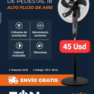 Ventilador de Pedestal 18" Eón, Garantía de 1 año, Entrega gratis para toda La Habana - Img 51062390
