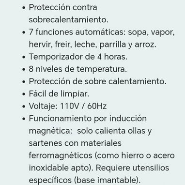 OFERTA!!! COCINA DE INDUCCIÓN (ELÉCTRICA). - Img 115689808