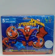 Set de Globos de 5 Piezas - Temática Spiderman Description Precio: 2.83 USD - Img 49879179