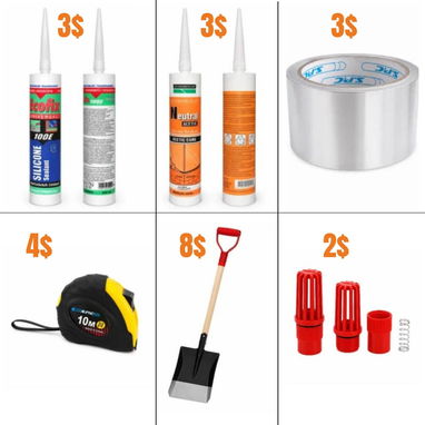 Protector de voltaje, Extensión, Taladro, Tomacorriente, Breaker, Silicona, Fregadero, Candado, moto, casco, bicicleta - 7/7