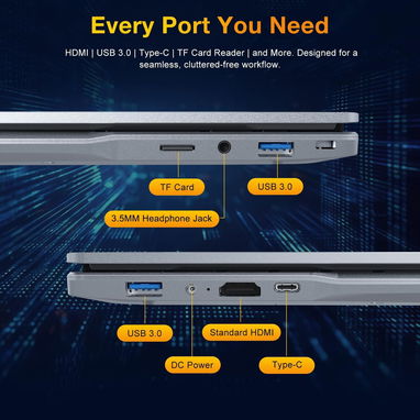 Laptop OTVOC DGBook 15.6” FHD IPS – Intel Core m3-8100Y, 4GB RAM, 128GB SSD, Windows 11 - Img 123198700
