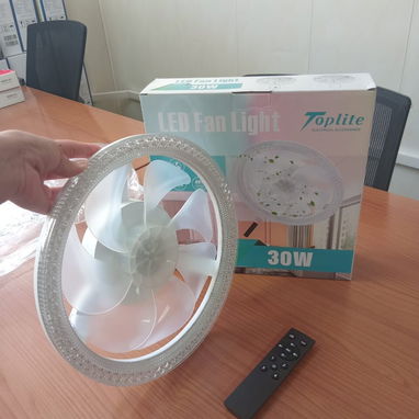 Lampara Led+ ventilador integrado - Img 122541335