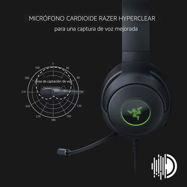 Audífonos Gamer Razer Kraken V3 X - 4/7