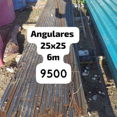 Tejas de 4 montas castillito , angulares 25 *25 , tubos galvanizados de 6m entre otros . - 2/3
