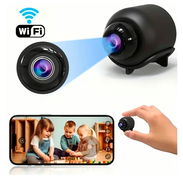 Mini Cámara WiFi 480P USB Negro - Conexión Inalámbrica y Control Remoto por App Android - Img 56148101