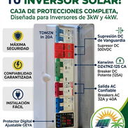 Caja de Breakes con todas las protecciones Para inversor 4kw y 3kw. 250 USD 💸.. - Img 57501189