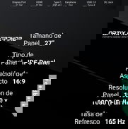 MONITOR MSI MAG 27 PULG 165HZ - Img 49423071