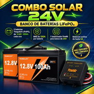 Banco de Batería 24V 100Ah LiFePO4 + Balanceador PowMr - Img 58154642