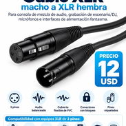Cable de Audio XLR macho a hembra - Img 49305398
