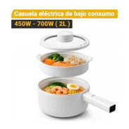 Olla Eléctrica Portátil 2L 600W con Cesta Vaporera y Superficie Antiadherente - Img 51596935