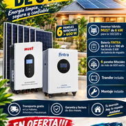 Kit solar de 6 kw Batería Fintra de 51.2 v x 100 ah - Img 57401323