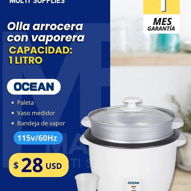 Olla arrocera con vaporera marca OCEAN - 2/3