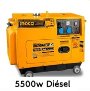 Planta eléctrica de Diesel insonora de 5kw de corriente 110 y 220 volt, nueva en caja, con transporte incluido - Img 49449221