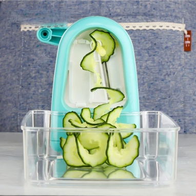 Mandolina Espiral Slicer - Picador de frutas y verduras 🌐 - 3/7