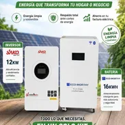 Kit solar inversor 12 kw con batería 16kw - Img 56859575