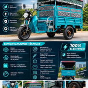 🛺 TRICICLO ELÉCTRICO DE CARGA 1200W | 72V ⚡ - Img 57768984