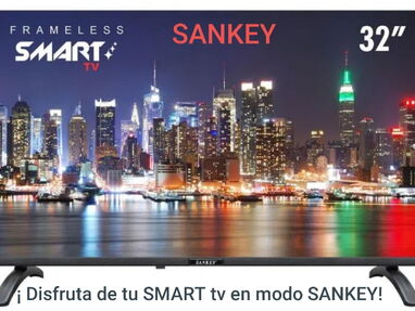 Televisor Smart tv Sankey 32 ", Olla reina o multifuncional, Arrocera- Vaporera, Hornilla de inducción infrarrojo, Mezcl - Img main-image-45140881