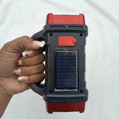 Lámpara LED Recargable con Panel Solar (cv) - 4/6