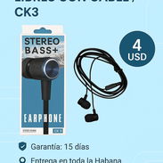 AUDÍFONOS MANOS LIBRES CON CABLE/ CK3 - Img 51402428