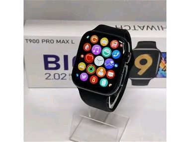 Relojes ⌚✨ inteligentes (Smart Watch) ⌚✨ ✅️Modelo T900 Pro Max L serie 9  última generació colores 🌈 negros ⚫⚫ calidad - Img 67568526